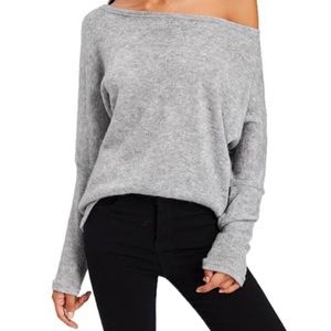 NWOT Off Shoulder Flattering Cute Details Sweater